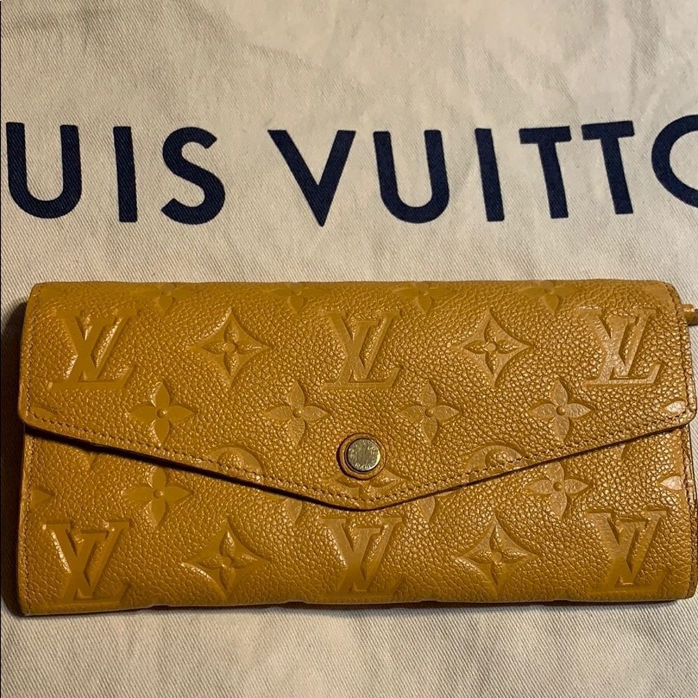 Louis Vuitton Saffron Monogram wallet
